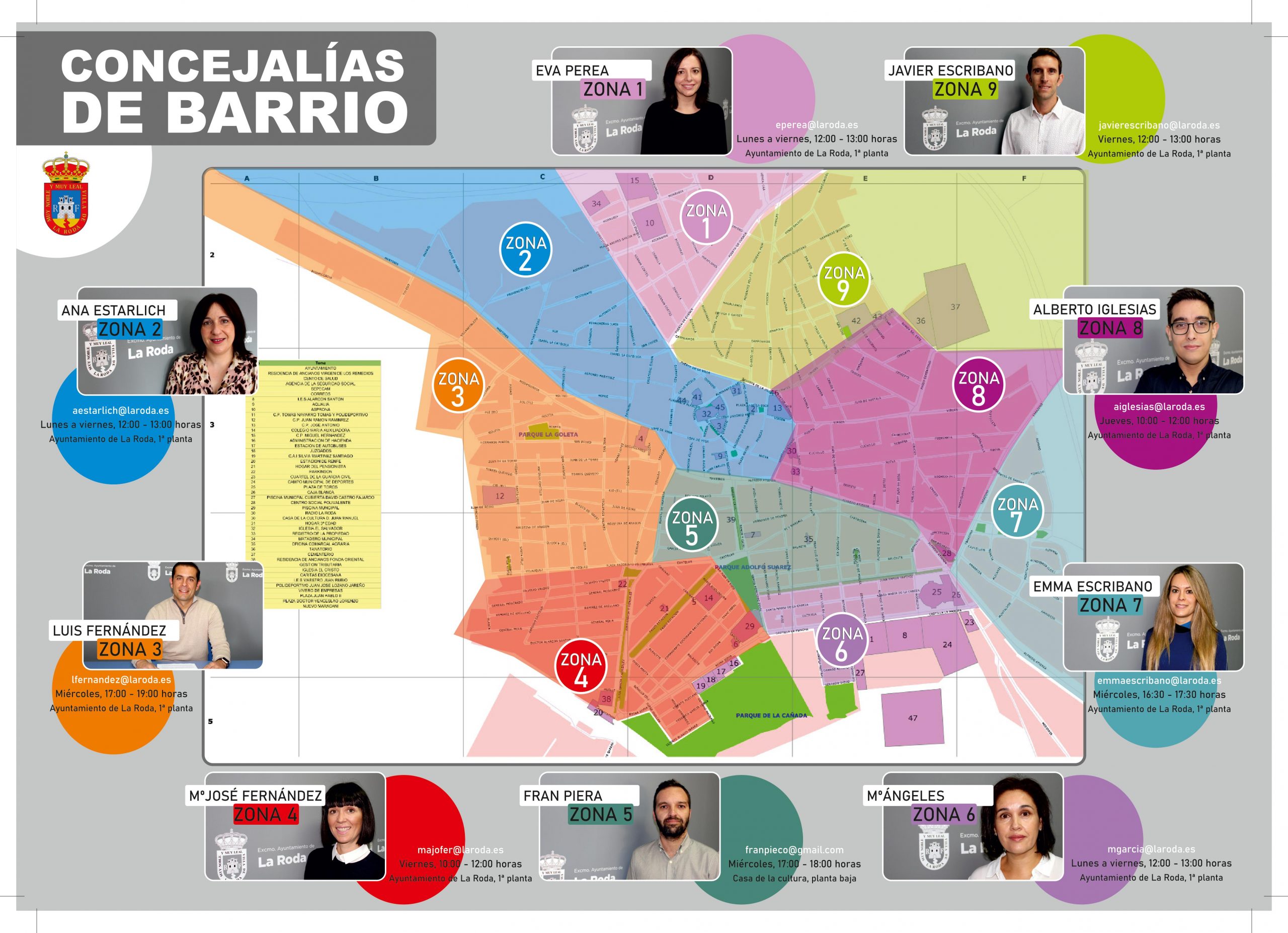 MAPADEBARRIOS1 Ayuntamiento de La Roda