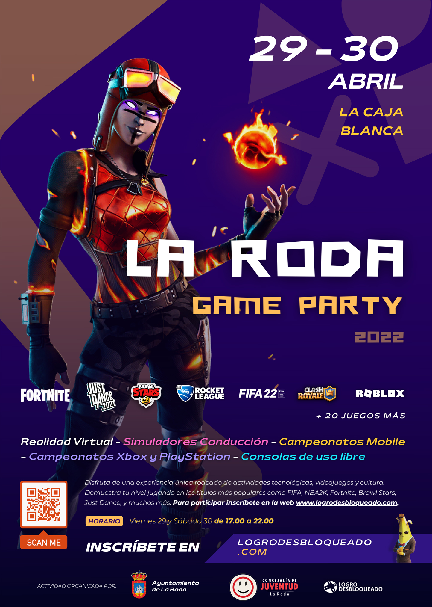 Llega a La Roda ‘Game Party’ - Ayuntamiento de La Roda