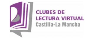 Biblioteca Logo Clubes de lectura CLM